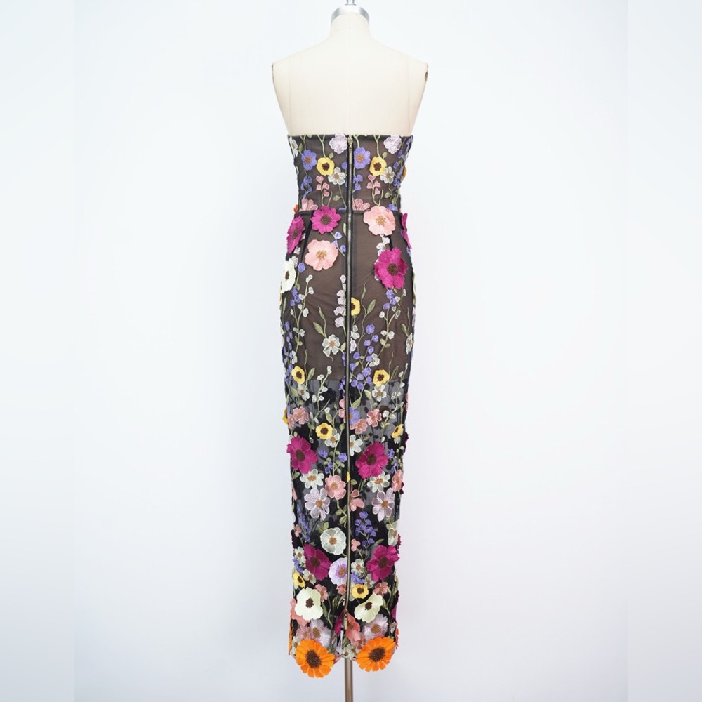 NWOT BRONX AND BANCO BOUQUET MARAYA JASMINE MAXI DRESS, wedding guest dress - Picture 6 of 16